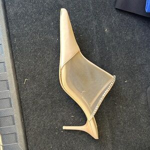 Zara Tan Mesh Women's Heels NWT